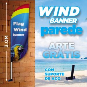 WIND BANNER DE PAREDE BEE2