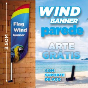 WIND BANNER DE PAREDE BEE2